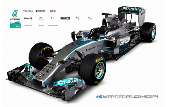 La Mercedes W05 apre la giornata di presentazioni