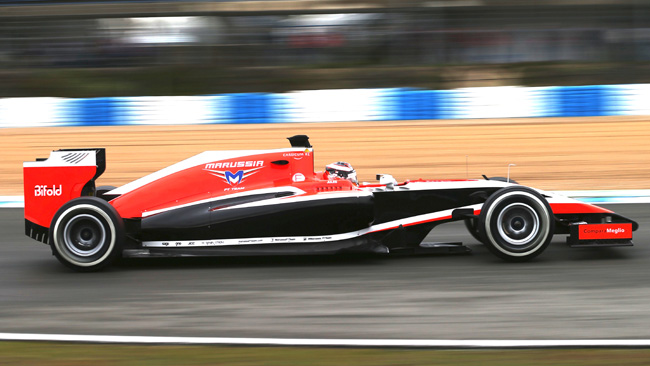 Marussia MR03 - Ferrari con l'intercooler ad acqua!