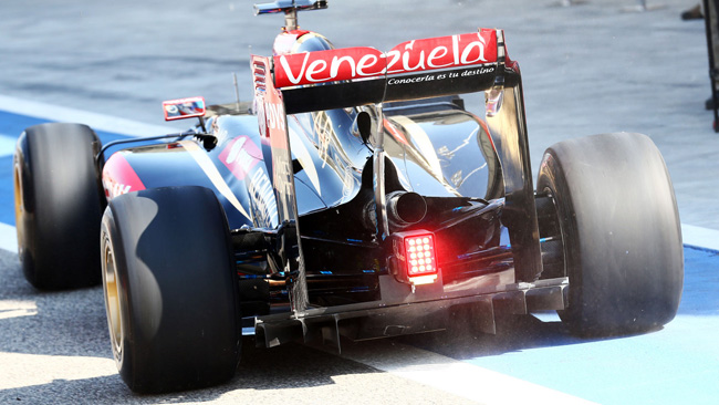 Ecco l'interessante retrotreno della Lotus E22
