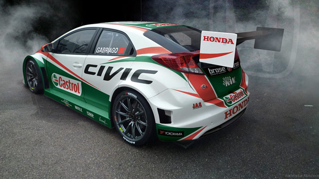 Ecco la livrea della Honda Civic ufficiale