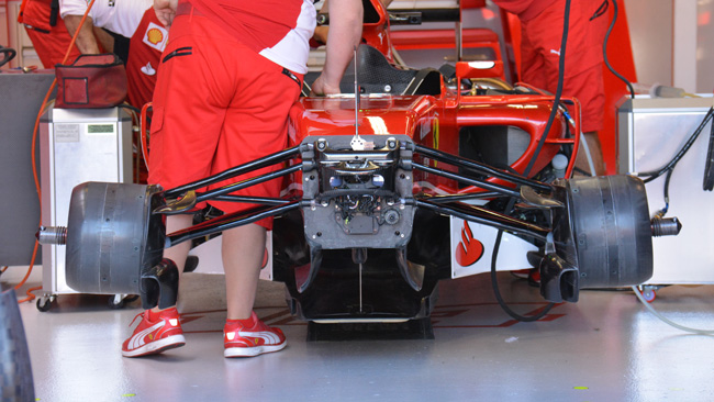 Ferrari: cestelli carenati e flussi molto puliti