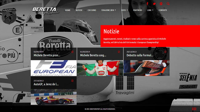 Online il nuovo sito di Michele Beretta