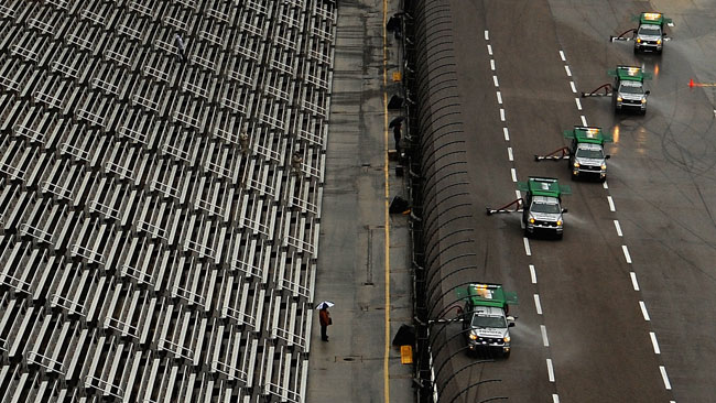 Rinviata per pioggia la gara del Texas Speedway