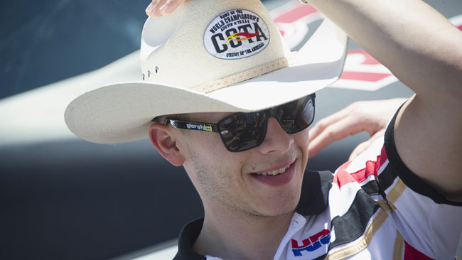 Stefan Bradl si gode il suo posto in prima fila