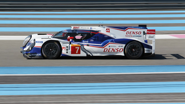 Le Toyota a Spa in configurazione da basso carico