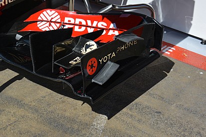 Lotus: nuova ala anteriore con paratie incurvate