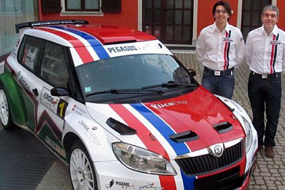 Luca Rossetti ad Ypres con una Škoda Fabia S2000