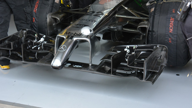 McLaren soddisfatta della nuova ala anteriore
