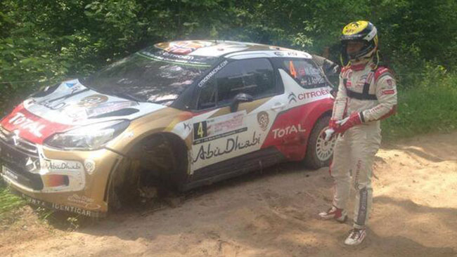 Polonia, PS14: Ostberg capotta e blocca Ogier