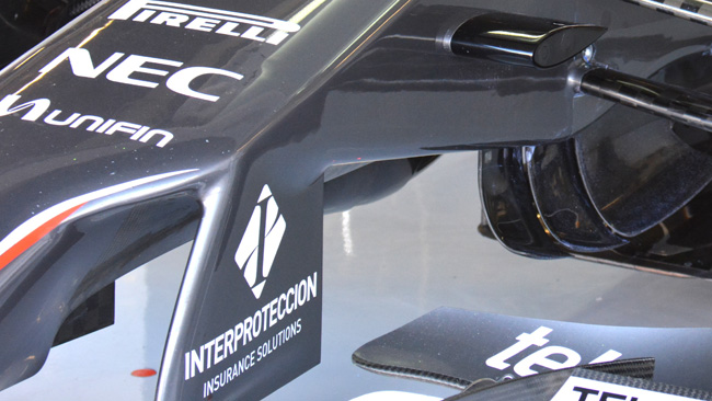 La Sauber mostra uno scalino della scocca più netto
