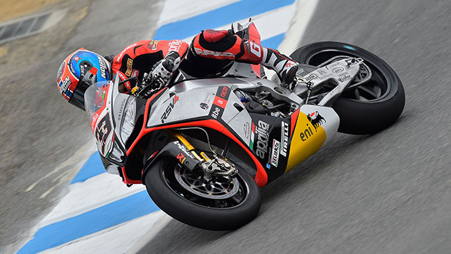 Tanto lavoro in Aprilia nelle libere di Laguna Seca