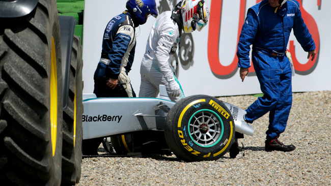 Verifiche Brembo sul disco rotto di Hamilton