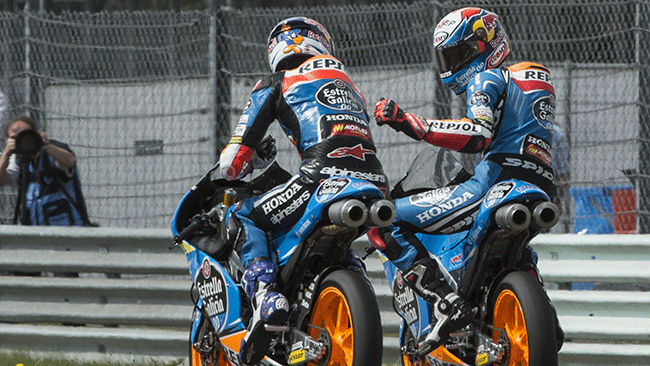 Brno, Libere 2: Marquez precede Rins