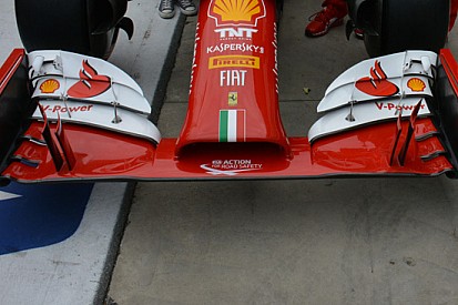 La Ferrari utilizza l'ala davanti più scarica