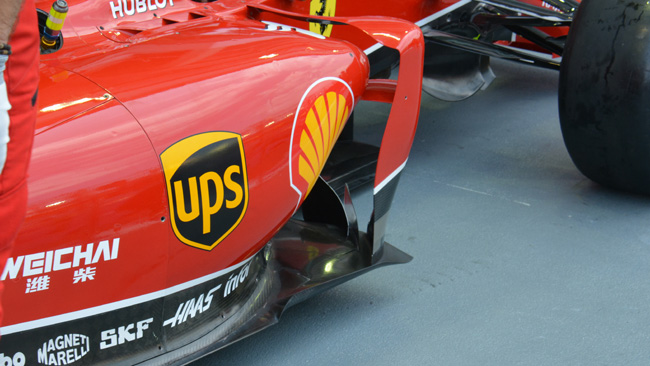 Ferrari: doppio turning vanes sulla F14 T
