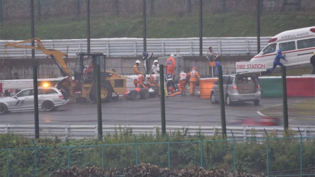 Ecco la Marussia di Jules Bianchi dopo lo schianto!