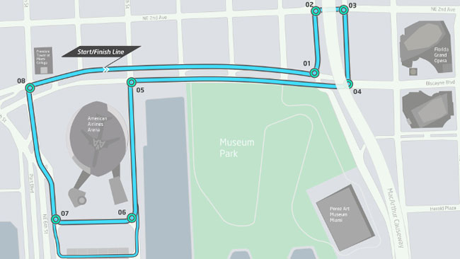 Svelato il tracciato cittadino di Miami per la Formula E