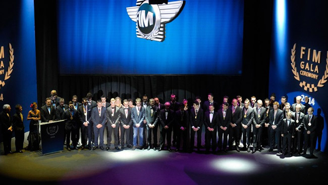 La FIM premia tutti i campioni del mondo 2014 a Jerez