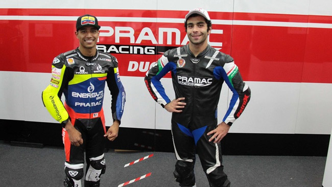 Danilo Petrucci su una vettura NASCAR al Motor Show