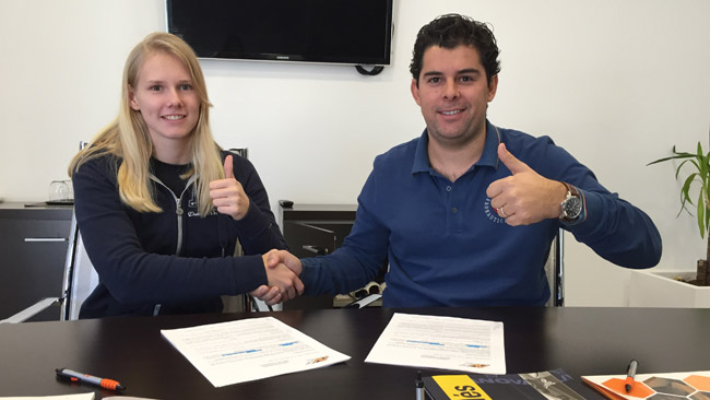Beitske Visser ha rinnovato con la AV Formula