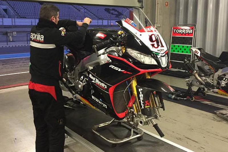 L'Aprilia chiude i test di Portimao in vetta con Haslam