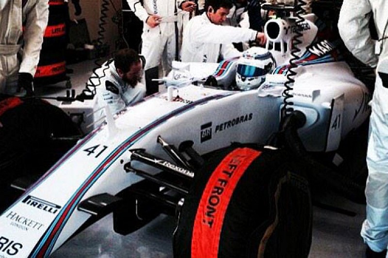 Filming Day sulla Williams FW37 per Susie Wolff