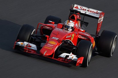 Filming day Ferrari: la SF15-T ha un colore più chiaro