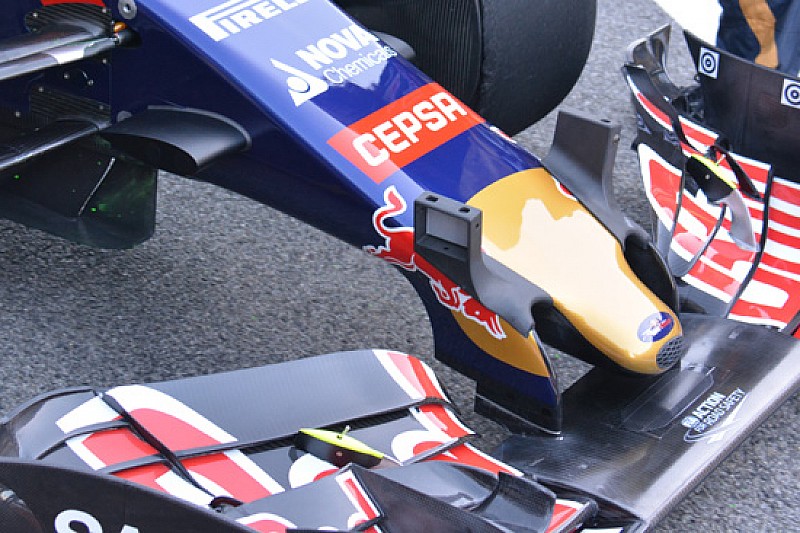 Toro Rosso: si rilevano le oscillazione dell'ala