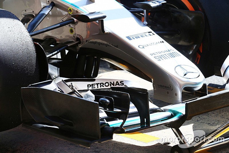 La FIA renforce le contrôle des ailerons avant