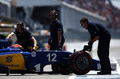 Nasr en difficulté avec ses freins