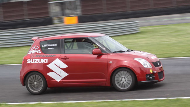 Primi giri ad Adria per la Suzuki Swift della Md Racing