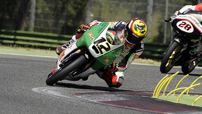 Marco Bezzecchi senza avversari in gara 1 ad Imola