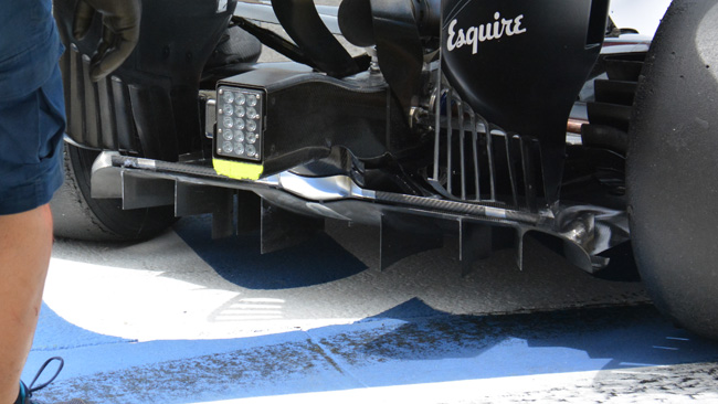 Williams: più carico dal nuovo diffusore posteriore