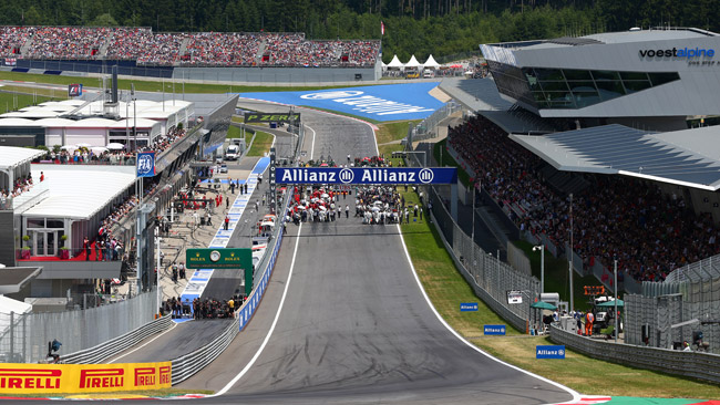 Ecco gli orari delle dirette Sky dal Red Bull Ring