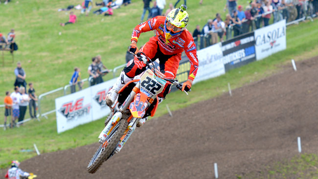 Tony Cairoli domina le qualifiche a Matterley Basin