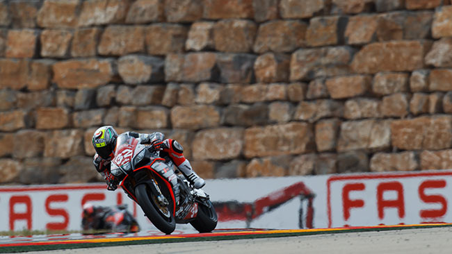 Lorenzo Savadori partirà in pole ad Aragon