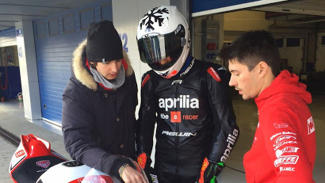Savadori soddisfatto del primo test con l'Aprilia