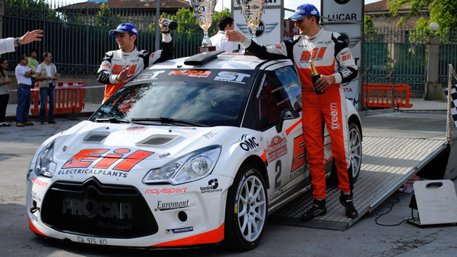Michelini ancora re al Rally Coppa Città di Lucca