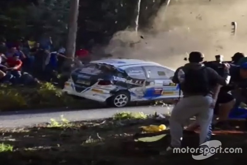 Escudería que sufrió accidente en La Coruña, devastada