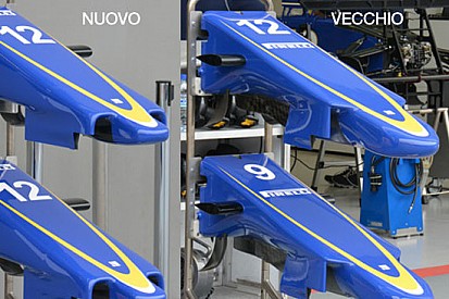 Sauber: debutta il muso corto della C34