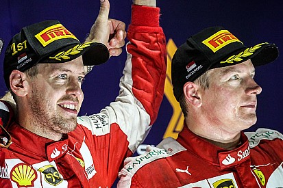 Raikkonen, listo para apoyar a Vettel en la batalla por el título