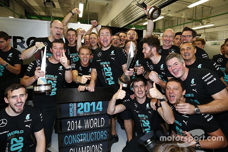 Mercedes perdió 76.9 millones de libras para ser campeón en 2014