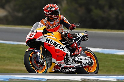 Márquez terminó contento con su ritmo