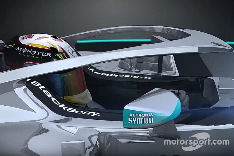 FIA test drie ontwerpen van gesloten cockpit