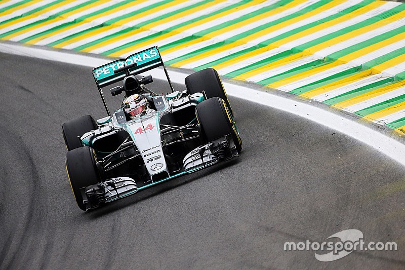Hamilton lideró la práctica 3 en Interlagos