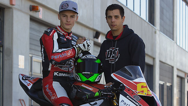 Ilya Mikhalchyk in Supersport con il DS Junior Team