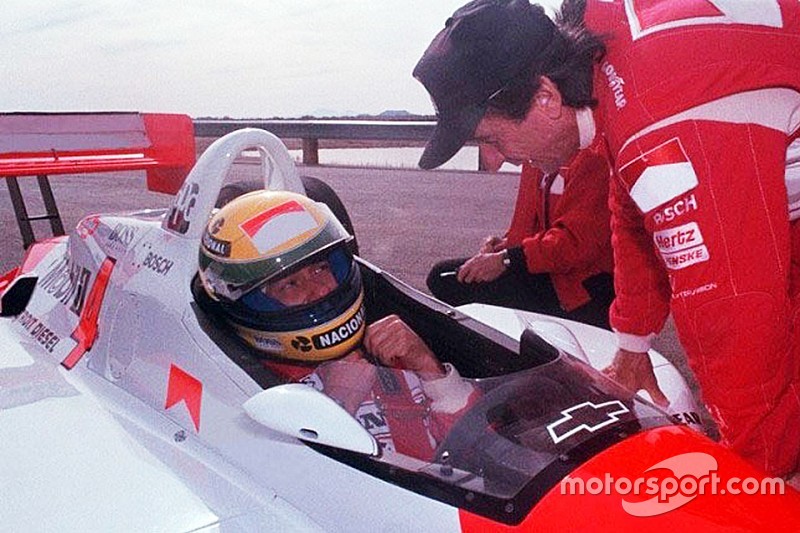 El día que Ayrton Senna probó un Penske Indy car