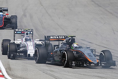 Force India traça objetivo para 2016: alcançar Williams