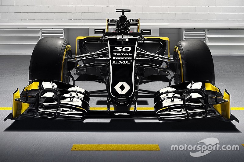 Renault mit Jolyon Palmer und Kevin Magnussen in Schwarz-Gelb