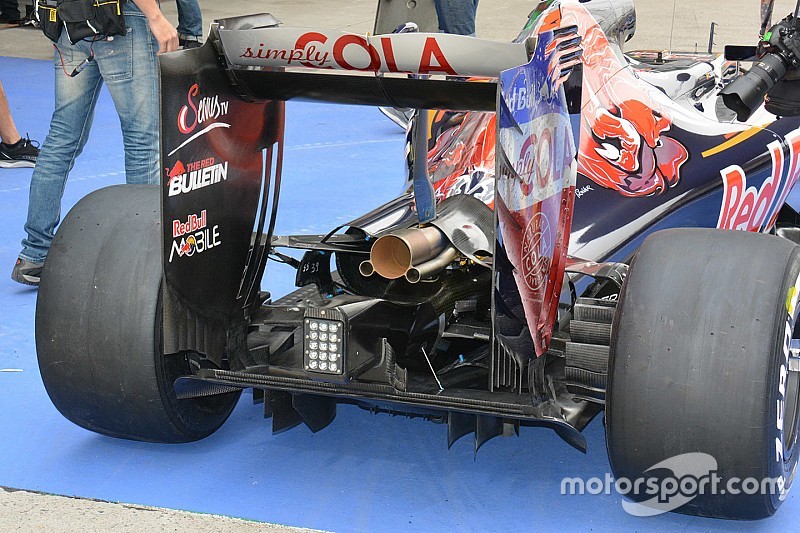 Tech update: Asymmetrische koeling bij Toro Rosso